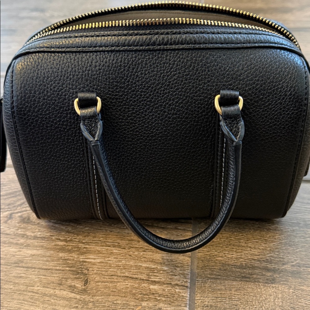 Tory Burch Black Leather Satchel. Good condition. - Picture 2 of 13